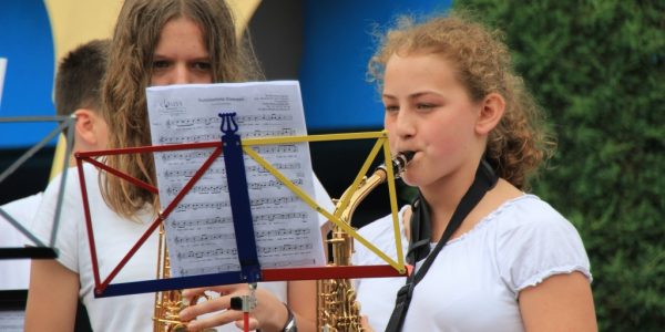 Unsere Girls am Saxophon